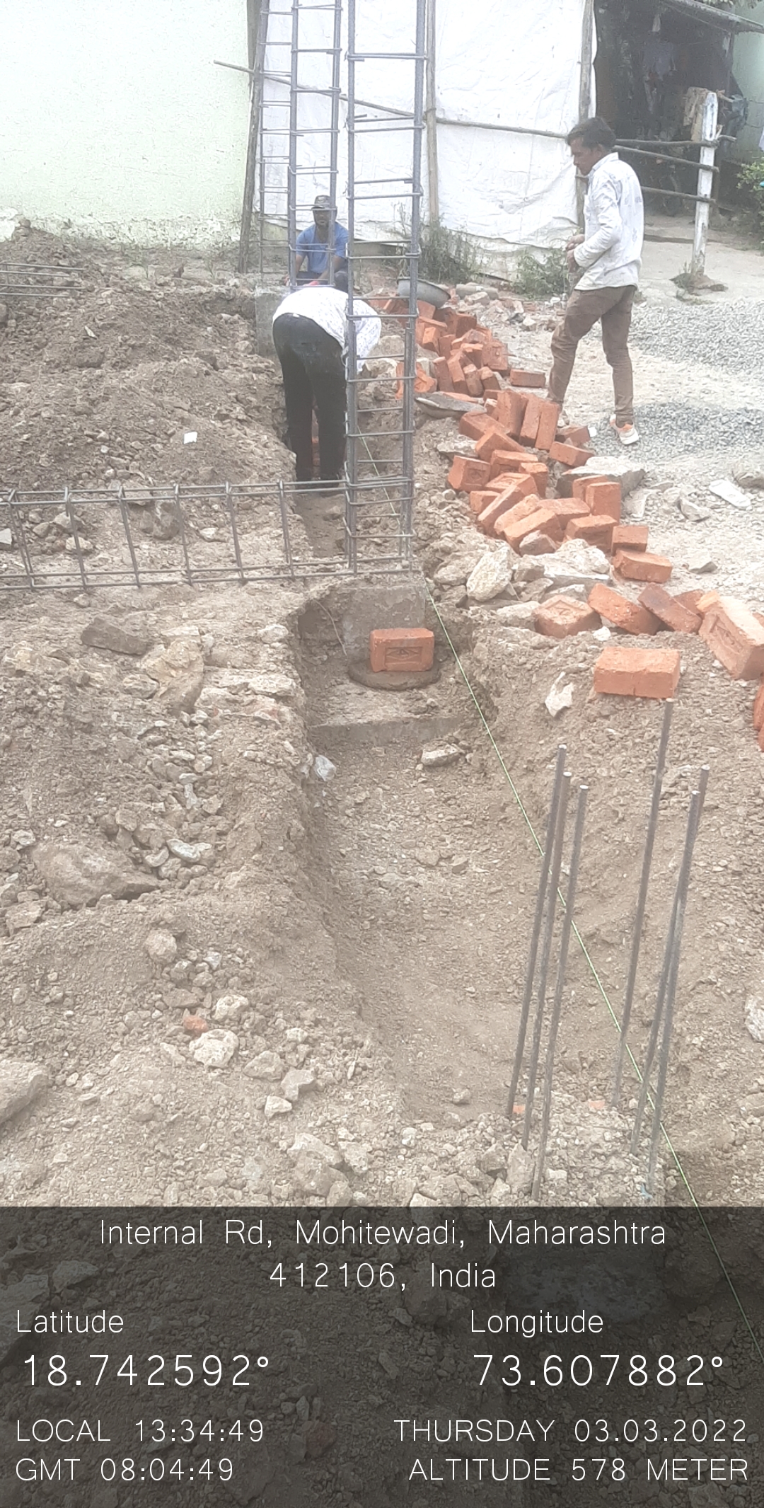 Construction progress view